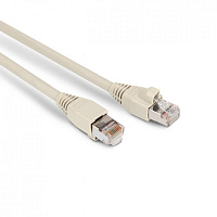 Hyperline PC-LPM-STP-RJ45-RJ45-C6a-1M-LSZH-GY Патч-корд F/UTP, экранированный, Cat.6a, LSZH, 1 м, се