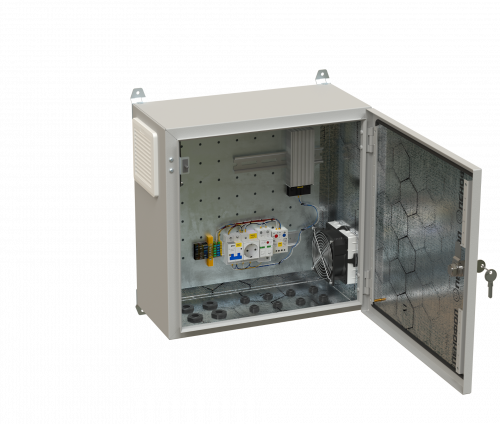 Всепогодные шкафы и боксы Dannman OBS-E-4421-S3000-IP54-R7035 фото 4