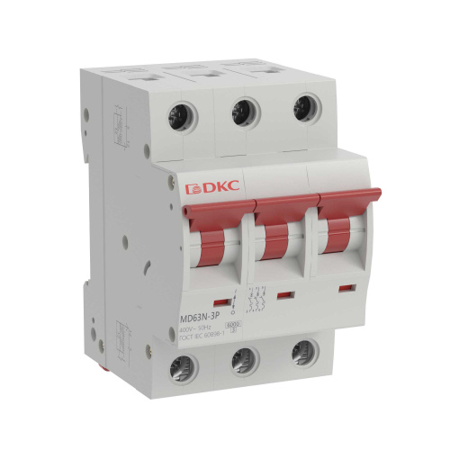 Автоматические выключатели DKC MD63N-3PC10