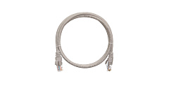 NIKOMAX NMC-PC4UD55B-001-C-GY Коммутационный шнур U/UTP 4 пары, Кат.5е (Класс D), 100МГц, 2хRJ45/8P8