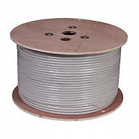 REXANT 01-0542 Кабель витая пара S/FTP, CAT 7, PVC, 4PR, 23AWG, INDOOR, SOLID, серый, 305 м