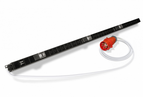 Блоки силовых розеток Hyperline SHE-18IEC-6BIEC-3V-3PVR