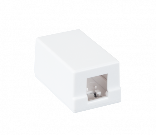 Корпуса розеток NETLAN EC-UWO-1KJ-WT-10