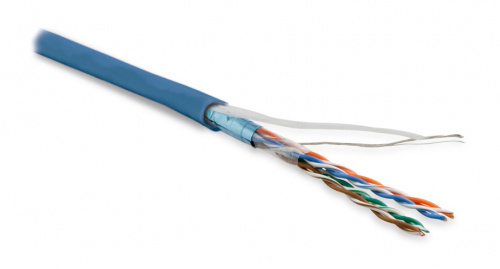 Кабель витая пара Hyperline FUTP4-C5E-P26-IN-LSZH-BL-100