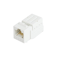 NIKOMAX NMC-KJUE2-FT-WT Модуль-вставка типа Keystone, Кат.6 (Класс E), 250МГц, RJ45/8P8C, FT-TOOL/11