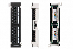 NETLAN EC-UWP-12-UD2 Коммутационная панель настенная, 12 портов, Кат.5e (Класс D), 100МГц, RJ45/8P8C