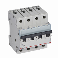 LEGRAND 403904 Автоматический выключатель TX3 6000, 10 кА, тип характеристики B, 4П, 400 В~, 25 А