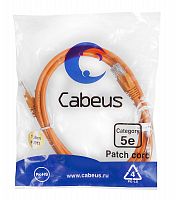 Патч-корды Cabeus PC-UTP-RJ45-Cat.5e-1.5m-OR