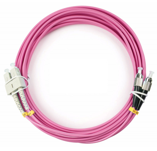 Патч-корды оптические Cabeus FOP-50-OM4-SC-FC-7m