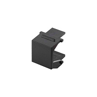 NIKOMAX NMC-KJ-BLANK-BK-10 Модуль-заглушка типа Keystone, черный, 10 шт