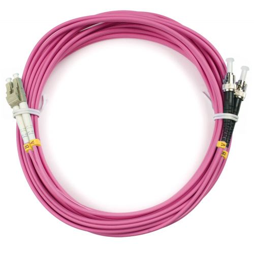 Патч-корды оптические Cabeus FOP-50-OM4-LC-ST-25m