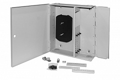 Hyperline FO-WBX-6xSLT-W140H42-48UN-GY Бокс оптический универсальный настенный, от 8 до 48 портов