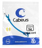 Патч-корды Cabeus PC-UTP-RJ45-Cat.5e-0.15m-BL-LSZH