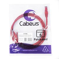 Патч-корды Cabeus PC-UTP-RJ45-Cat.6-1m-RD-LSZH