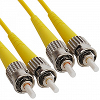 Cabeus FOP(d)-9-ST-ST-10m Шнур оптический duplex ST-ST 9/125 sm 10м LSZH