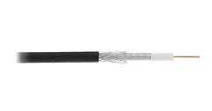 NETLAN EC-C2-32123B-BK-3 Кабель коаксиальный, RG-6 (75 Ом), одножильный, CCS (омедненная сталь), вне