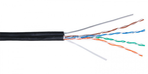 Кабель витая пара NETLAN EC-UU004-5E-PE-SW-BK