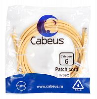 Патч-корды Cabeus PC-UTP-RJ45-Cat.6-5m-YL