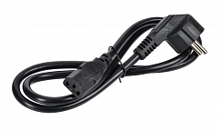 ITK PC-C13D-1M Кабель электропитания PDU 3х1,5 с разъёмами С13 - Schuko, 1м