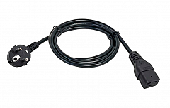 ITK PC-C19D-2M Кабель электропитания PDU 3х1,5 C19-Schuko, 2м