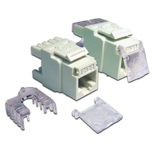 Модули Keystone Jack LANMASTER LAN-OK45U6/180-WH