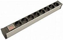 Блоки силовых розеток Hyperline SHZ19-8SH-S-IEC