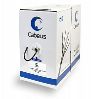 Cabeus UTP-4P-Cat.5e-SOLID-LSZH-BK Кабель витая пара UTP (U/UTP), категория 5e, 4 пары 0,51мм