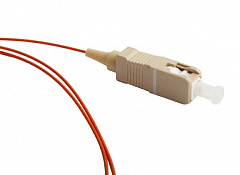 Hyperline FPT-B9-62-SC/PR-1M-LSZH-OR (FPT9-62-SC-PC-1M) Пигтейл волоконно-оптический MM 62.5/125, SC