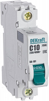 DEKraft 11053DEK Выключатель автоматический однополюсный 10А С ВА-101 4.5кА