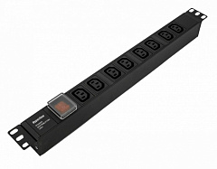 Hyperline SHE19-8IEC-S-IEC Блок розеток для 19