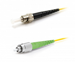 TWT TWT-ST-ST/SAU-3.0 Патч-корд оптический, PVC, симплексный, ST/APC-ST/UPC, SM OS2, 3.0 м