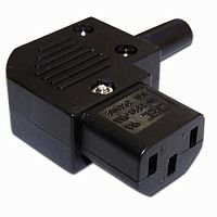 Кабельные вилки и розетки LANMASTER LAN-IEC-320-C13/90