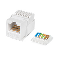 Cabeus KJ-RJ45-Cat.5E-Toolless Вставка Keystone Jack RJ-45(8P8C), категория 5e, без инструмента