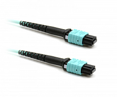 Hyperline FHD-MC3-503-MPOF12/PS-MPOF12/PS-A-3M-LSZH-AQ Патч-корд волоконно-оптический MPO - MPO
