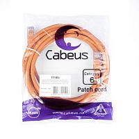 Патч-корды Cabeus PC-UTP-RJ45-Cat.6-3m-OR-LSZH