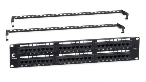 Патч-панели Cabeus PL-48-Cat.6-Dual