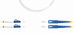 Hyperline FC-D2-9A1-LC/UR-SC/UR-H-3M-LSZH-WH Патч-корд волоконно-оптический (шнур) SM 9/125 (G657)