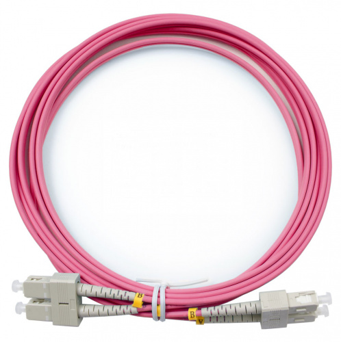 Патч-корды оптические Cabeus FOP-50-OM4-SC-SC-3m
