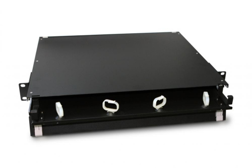 Оптические боксы Hyperline FO-19BX-1U-D1-3xSLT-W120H32-EMP