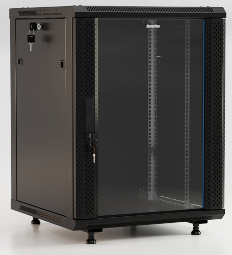 Настенные шкафы Hyperline TWB-FC-1845-SR-RAL9004