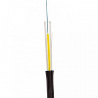 LANMASTER LAN-OFC-FUF1-S7-LS ВО кабель универсальный FTTH Drop, плоский, FRP, LSZH, 1 волокно
