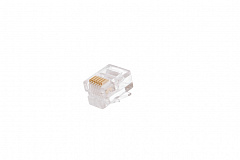 NETLAN EC-UP6P6C-UC-003-TR-1000 Коннектор RJ12/6P6C под витую пару, Кат.3 (Класс C), 16МГц, покрытие