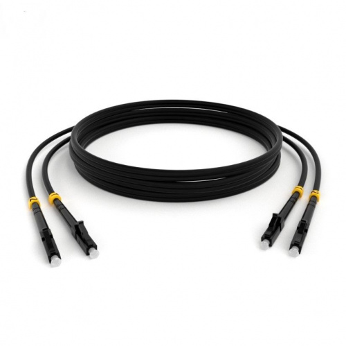 Патч-корды оптические Hyperline FC-D2-50-LC/PR-LC/PR-H-15M-LSZH-BK