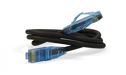 Патч-корды Hyperline PC-LPM-UTP-RJ45-RJ45-C6-2M-LSZH-BK