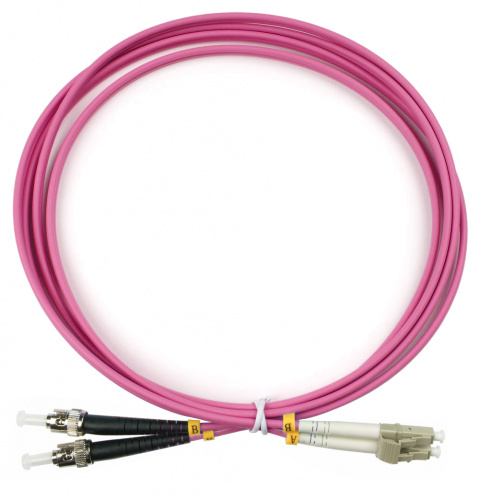 Патч-корды оптические Cabeus FOP-50-OM4-LC-ST-2m