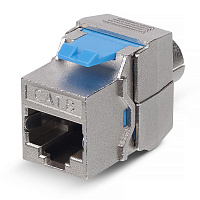 Cabeus KJ-RJ45-Cat.8-SH-180-Toolless Вставка Keystone Jack RJ-45(8P8C), 180 градусов, категория 8