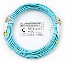 Cabeus FOP-50-LC-LC-5m Шнур оптический duplex LC-LC 50/125 mm OM3 5м LSZH