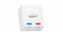 Корпуса розеток NIKOMAX NMC-MB2P-ST-WT