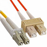 Патч-корды оптические Hyperline FC-D2-50-LC/PR-SC/PR-H-3M-LSZH-OR