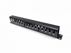 Hyperline CM-1U-ML16-COV Кабельный организатор металлический с крышкой, 19
